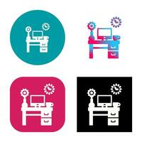 Work Table Vector Icon