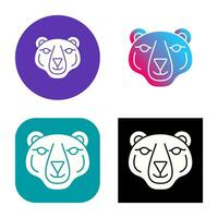 Polar Bear Vector Icon