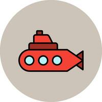 Submarine Vector Icon