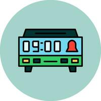 icono de vector de reloj digital