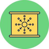 Diffusion Vector Icon