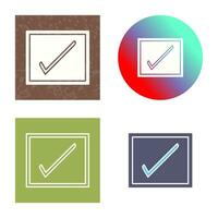 Checkbox Vector Icon