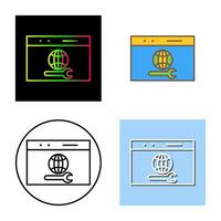 Unique Web Support Vector Icon