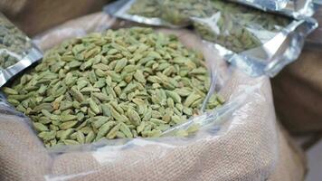 close up of Cardamom selling at bazar video