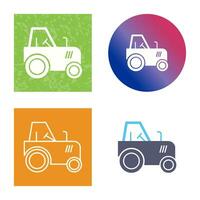 icono de vector de tractor