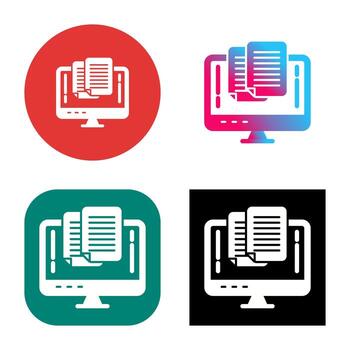 pegar icono vectorial vector