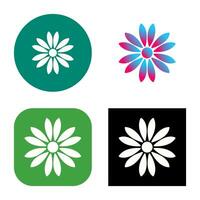 Unique Flower Vector Icon