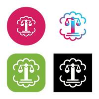 Justice Scale Vector Icon