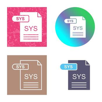 icono de vector de sistema