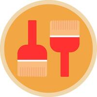 Detangling Brush Vector Icon Design