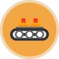 Conveyor belt Vector Icon Design