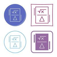 Formula Vector Icon