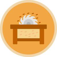 Sawdust Vector Icon Design