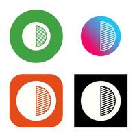 Unique Contrast Vector Icon