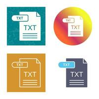 TXT Vector Icon