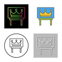 Crown Exhibit Vector Icon