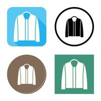 icono de vector de chaqueta