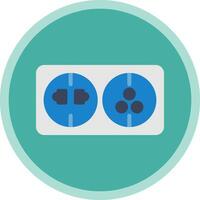 Wall socket Vector Icon Design