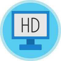 Video display Vector Icon Design