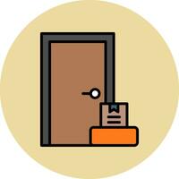 Door To Door Vector Icon