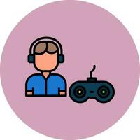 Gamer Vector Icon