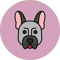 French Bulldog Vector Icon