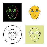 Human Face Vector Icon