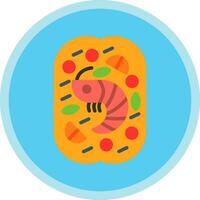 Lobster Roll Vector Icon Design