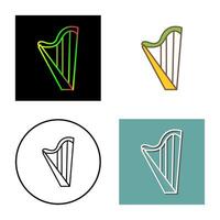 Harp Vector Icon