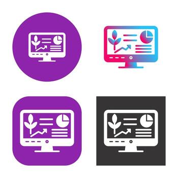 icono de vector de computadora