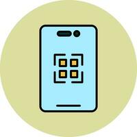 icono de vector de código qr