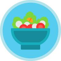 Greek Salad Vector Icon Design