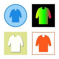 icono de vector de camisa casual