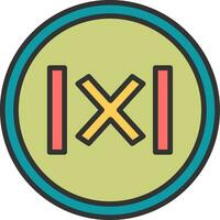Absolute Value Vector Icon