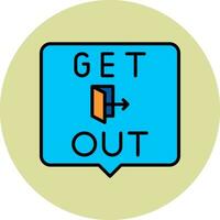 Get Out Vector Icon