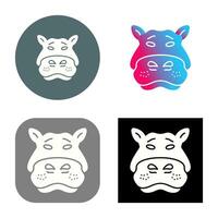 Hippo Vector Icon