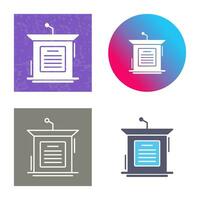 Podium Vector Icon