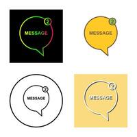 Message Bubbles Vector Icon