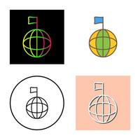 Unique Global Signals Vector Icon