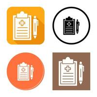 Medical Record Vector Icon