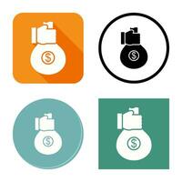 Unique Money Sharing Vector Icon