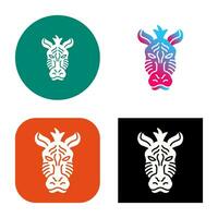 Zebra Vector Icon