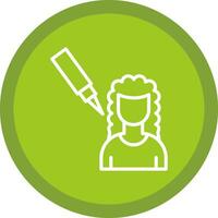 Scalp Treatment Vector Icon Design