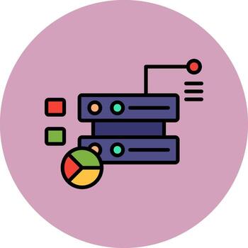 icono de vector de base de datos