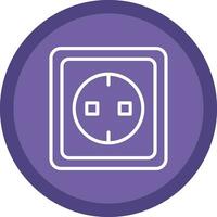 Electric socket Vector Icon Design