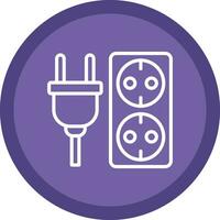 Electric socket Vector Icon Design