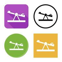 Seesaw Vector Icon