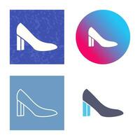 icono de vector de tacones