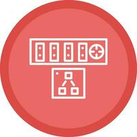 Wall socket Vector Icon Design