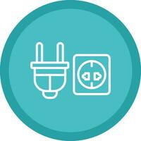 Power socket Vector Icon Design